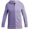 Dámská mikina Under Armour Rival Fleece Full Zip hoodie Purple Fialová