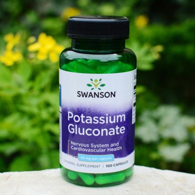 Swanson Health Products Potassium Gluconate 99 mg x 100 kapslí – Hledejceny.cz