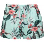 Aquos dámské koupací šortky Madita Tyrkysová Tmavě zelená Růžová – Zboží Dáma