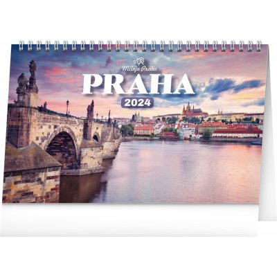 Presco Group Stolní Praha Miluju Prahu 23,1 × 14,5 cm 2024