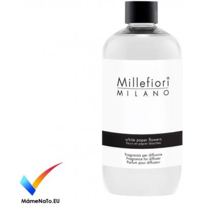 Millefiori Milano White Paper Flowers aroma náplň pro difuzér 500 ml – Zbozi.Blesk.cz