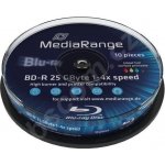 MediaRange BD-R 25GB 4x, Printable, cakebox, 10ks (MR496) – Zbozi.Blesk.cz