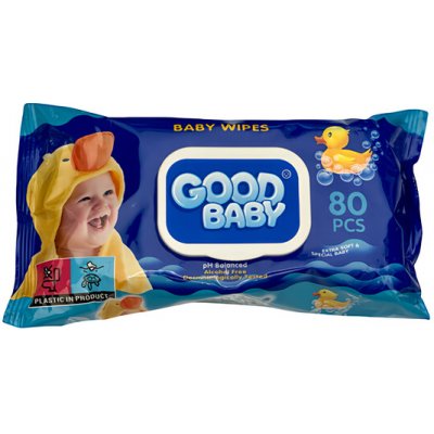 Good Baby Ubrousky vlhčené 80 ks – Hledejceny.cz