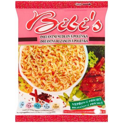 Bibis Instantní polévka 60 g Vepřová – Zboží Dáma