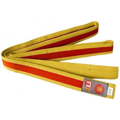 JU-SPORTS DVOUBAREVNÝ PÁSEK NA KIMONO - Jusports Žluto-oranžová – Zboží Mobilmania