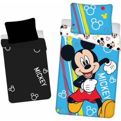 Jerry Fabrics bavlna povlečení Mickey Happy se svítícím efektem 140x200 70x90 – Zboží Mobilmania