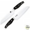 Kuchyňský nůž Dellinger Classic Sandal Wood nůž Santoku 7" 178 mm