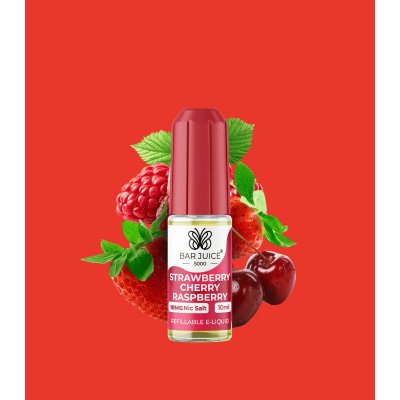 Bar Juice 5000 Salt Strawberry Cherry Raspberry 10 ml 10 mg – Hledejceny.cz
