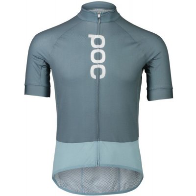 POC M's Essential Road Logo Jersey Calcite Blue/Mineral Blue – Zboží Mobilmania