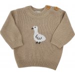 EKO svetr s husou Béžová – Hledejceny.cz