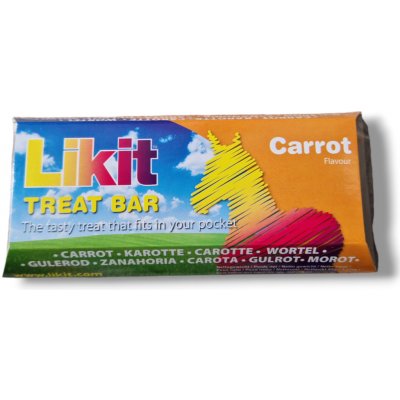 LIKIT Pochoutka tyčinka do kapsy mrkev 90 g – Zboží Mobilmania