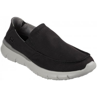 Skechers Del Retto Slip On Trainers Mens Black – Zboží Mobilmania