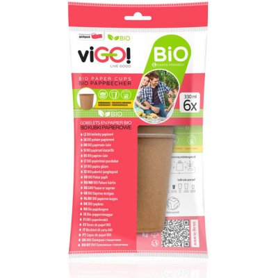 viGO! BIO papírový kelímek 330 ml – Zboží Dáma