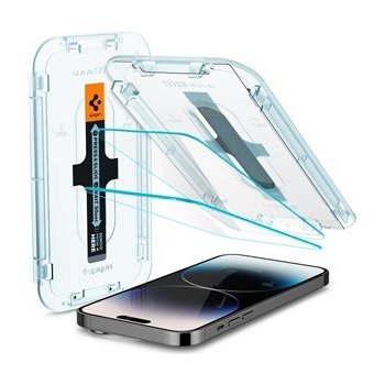 Spigen Glass tR EZ Fit 2 Pack, transparency - iPhone 15 Pro AGL06892