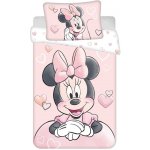 Jerry Fabrics Disney povlečení Minnie Powder pink baby 100 x 135 , 40 x 60 cm – Zboží Mobilmania