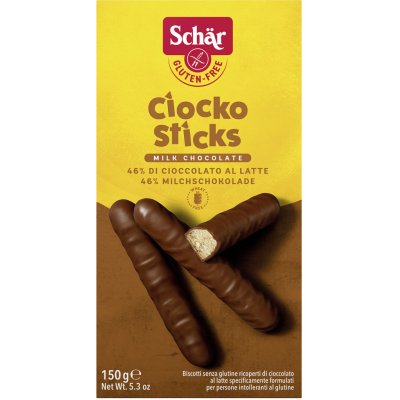 SCHÄR Ciocko Sticks čokoládové tyčinky bez lepku 150 g – Zboží Dáma