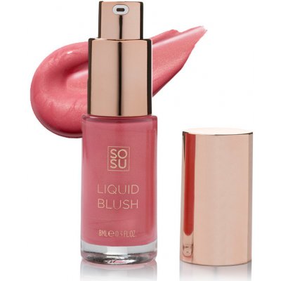 SOSU Cosmetics Tekutá tvářenka Liquid Blush Rose 8 ml – Sleviste.cz