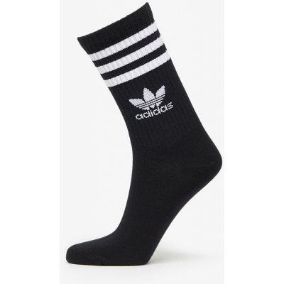 Mid Cut Crew Socks 3-Pack White/ Medium Grey Heather/ Black – Zboží Mobilmania