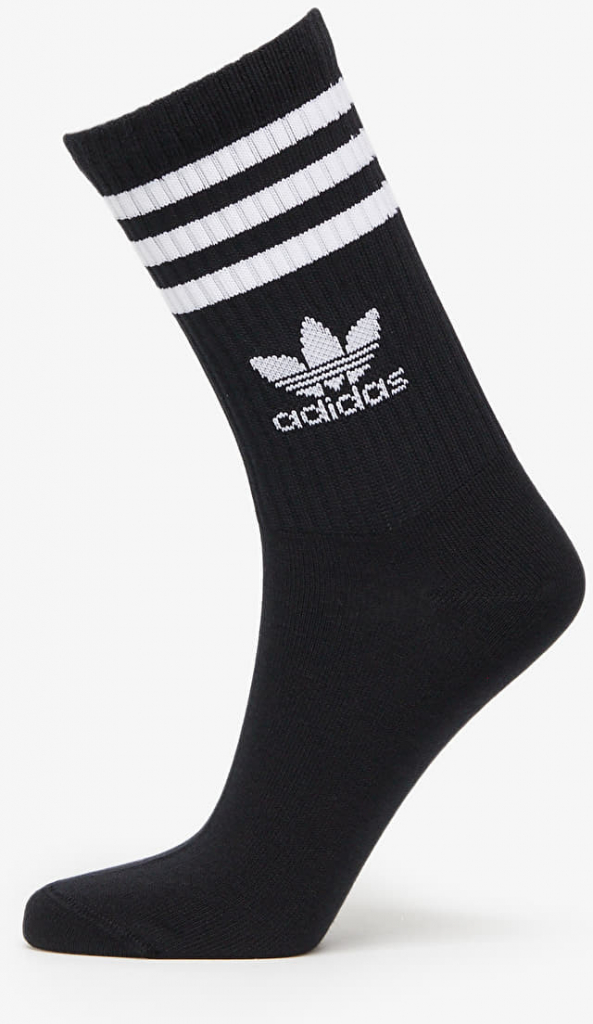 Mid Cut Crew Socks 3-Pack White/ Medium Grey Heather/ Black