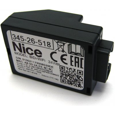NICE S.p.A. BIDIWIFI rozhraní pro správu všech automatizací Nice Gate&Door s BusT4 přes WiFi – Sleviste.cz