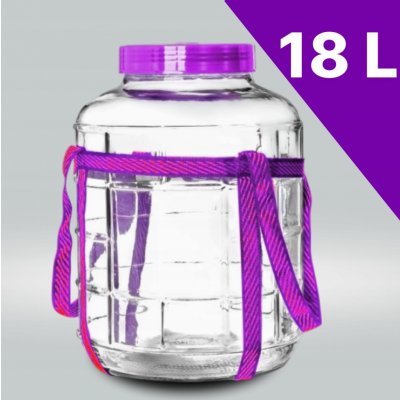 Tragar Skleněná dóza 18 l – Zboží Dáma