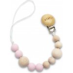 Mimijo Phoebe silikon klip dřevo růžová – Hledejceny.cz