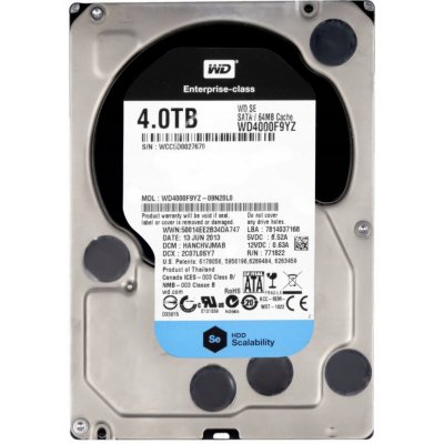 WD Se Raid Edition 4TB, 3,5", SATA 600, 7200RPM, 64MB, WD4000F9YZ – Zbozi.Blesk.cz