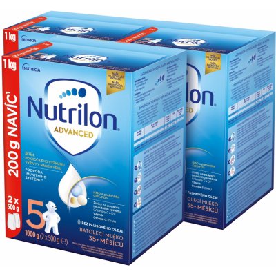 Nutrilon 5 Advanced 3 x 1 kg – Zbozi.Blesk.cz