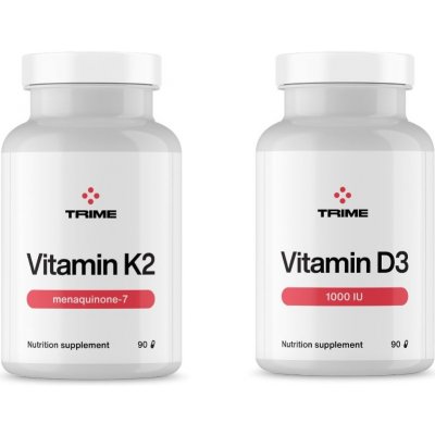 Trime Vitamín D3 a K2 - 2 x 90 kapslí