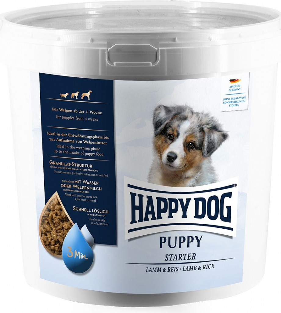 Happy Dog Supreme Young Puppy Starter jehněčí maso s rýží 2 x 4 kg