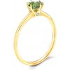 Prsteny Savicki zásnubní prsten The Journey žluté zlato zelený safír TJ R3 ZISZD Z
