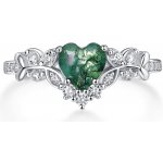 Olivie Stříbrný prsten MECHOVÝ ACHÁT 9534 – Hledejceny.cz