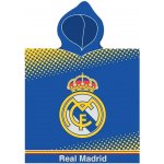Carbotex Dětské pončo 55 x 110 cm Real Madrid 4176 Herb blue yellow dots kapuce ručník – Zbozi.Blesk.cz