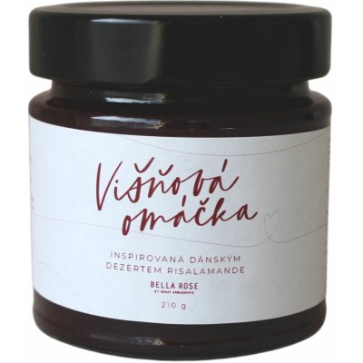 Bella Rose Višňová omáčka s vanilkou bílá 210 g – Zboží Dáma