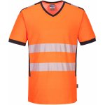 Portwest PW310 tričko PW3 Hi-Vis s výstřihem do V oranžová/černá S – Zboží Dáma