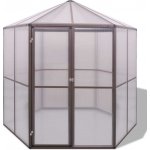 VidaXL 42365 hliníkový 240 x 211 x 232 cm – Zbozi.Blesk.cz