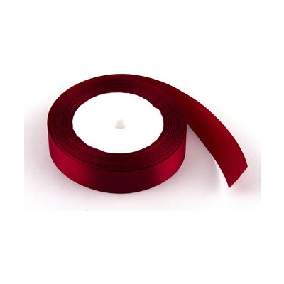 Stuha saténová 2cm x 23m BORDÓ – Zboží Mobilmania