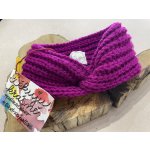 Teplá čelenka violet - Pallas atelier 0001360 – Zboží Dáma