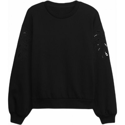 GAP mikina crop vintage černá – Zboží Mobilmania