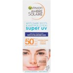 Garnier Ambre Solaire Sensitive Advanced Face SPF50+ krém na obličej s kyselinou hyaluronovou 40 ml – Sleviste.cz