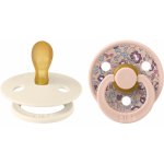 Bibs x Liberty Colour kaučuk dudlík kulatý 2ks ivory blush – Zboží Dáma