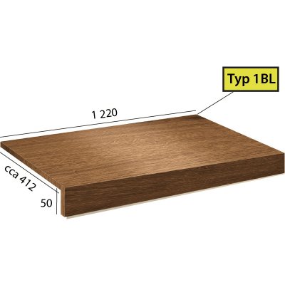 BRASED Ecoline Step 1BL 9593 Dub královský tmavý – Zboží Mobilmania