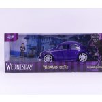 Jada Wednesday auto 1972 VW Beetle a figurka Wednesday 1:24 – Zboží Dáma