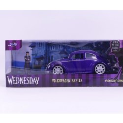 Jada Wednesday auto 1972 VW Beetle a figurka Wednesday 1:24