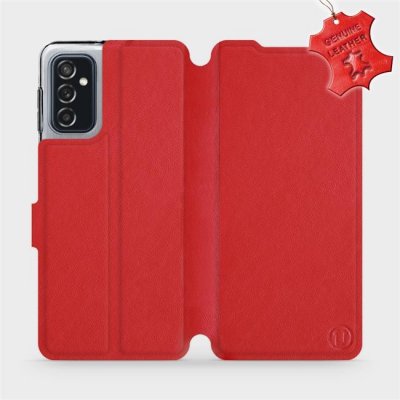 Pouzdro Mobiwear Flip Samsung Galaxy M52 5G - Červené - L_RDS Red Leather – Zboží Mobilmania