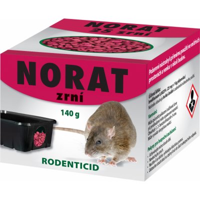 Rodenticid NORAT 25 zrno 7x20g – Zboží Mobilmania