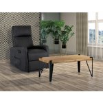 Autronic AHG-260 OAK 110 x 60 x 42 cm dekor divoký dub / černý mat – Zboží Dáma