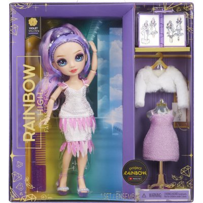 MGA Rainbow high Fantastic Fashion Violet Willow 2023 – Hledejceny.cz