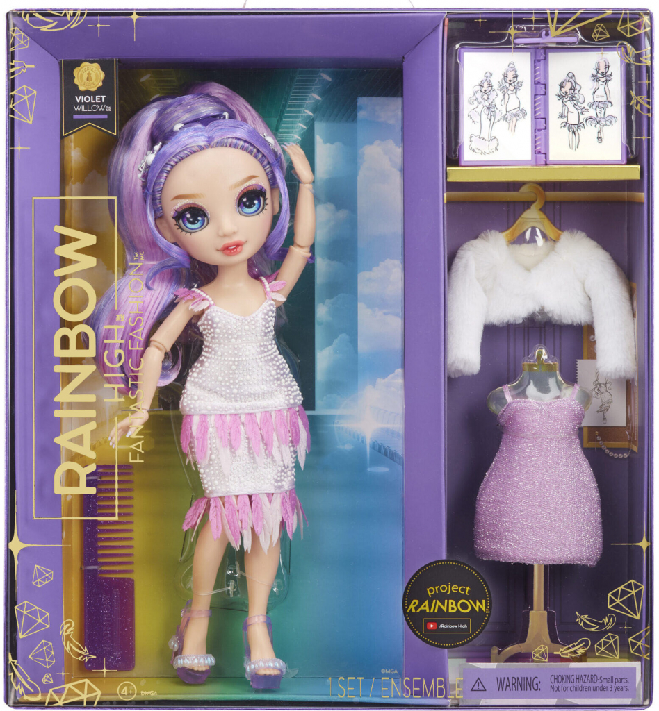 MGA Rainbow high Fantastic Fashion Violet Willow 2023