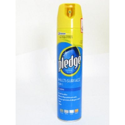 Pledge Pronto Classic 5v1 multifunční sprej proti prachu 250 ml